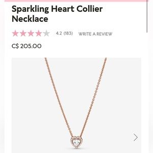 Pandora Rose Gold Set value: $465